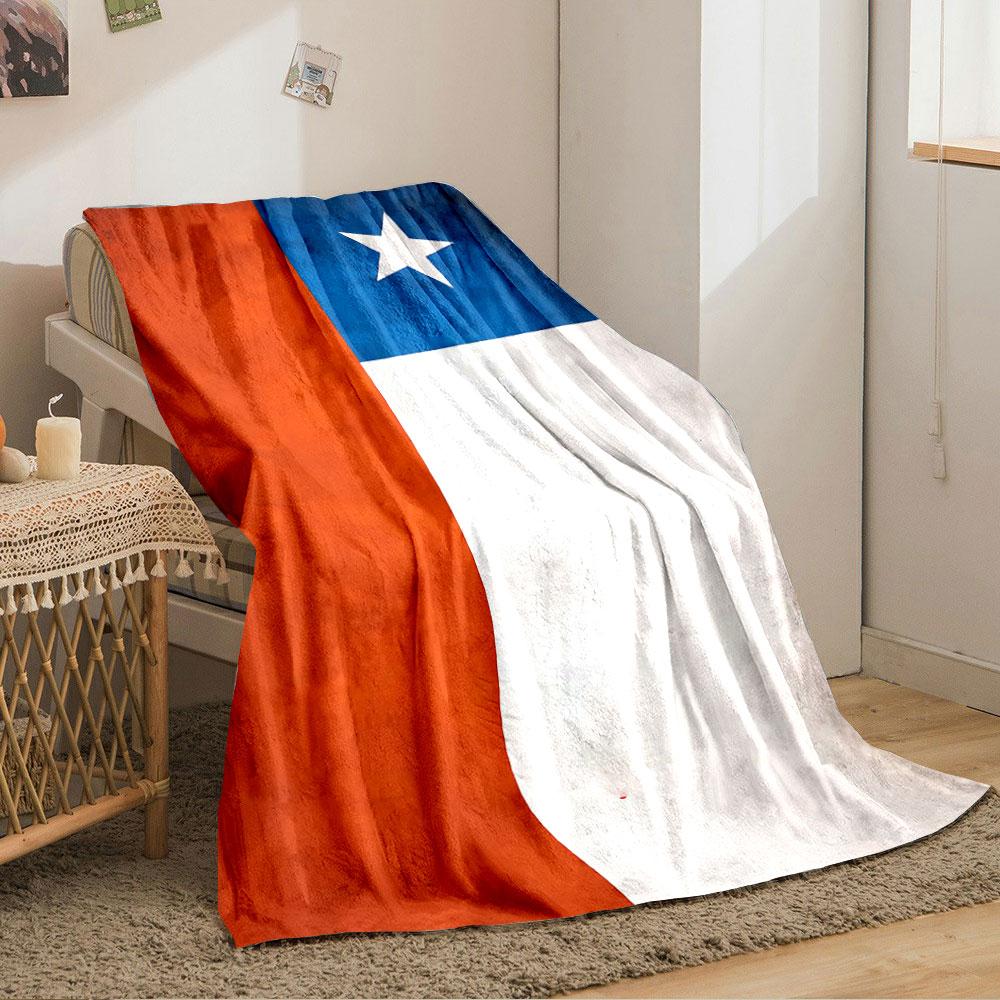 Texas Flag Pattern Blanket for all seasons blanket lunch break throw gift