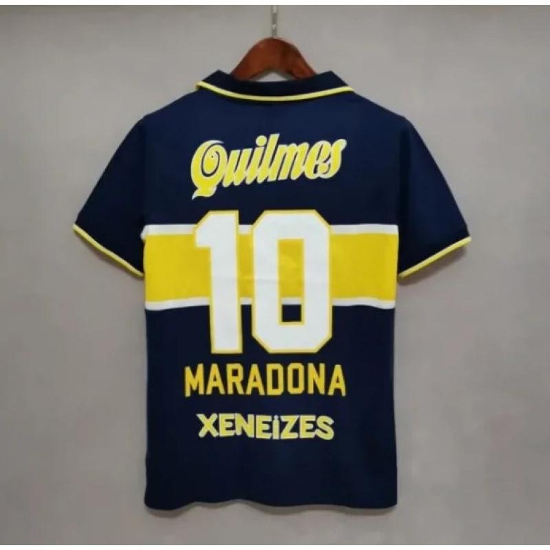 Vintage Jersey Football Jersey AC Ronaldo Zidane Maldini Messi Boca Carlos National Team Jersey