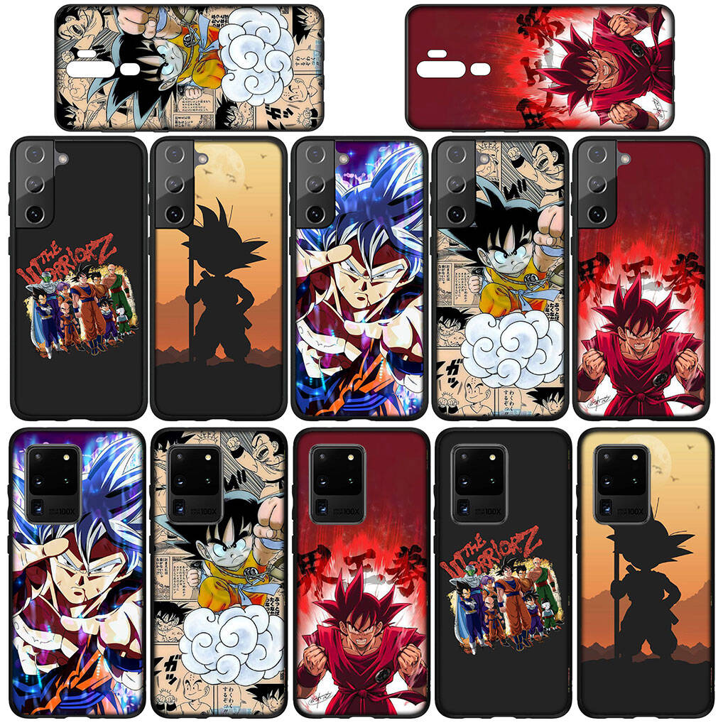 For Samsung Galaxy S25 S24 S23 iPhone 17 16 15 Xiaomi Redmi Note 14 13 12 11 Plus Pro Max XR A37 Phone Case Dragon Ball Anime Goku Cartoon OPPO Huawei