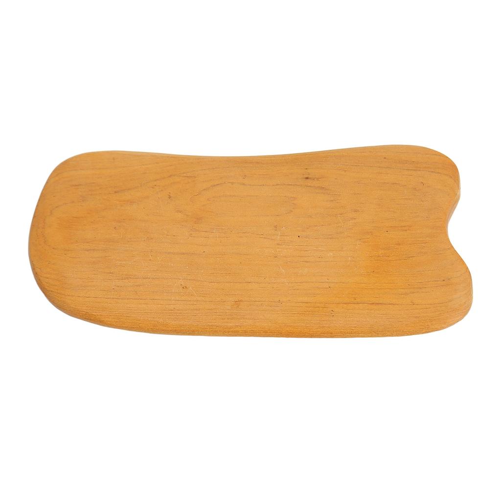Wood Gua Sha Board Comfortable Grip Rectangular Ergonomic Portable Scraping Massage Tool for Body Beauty