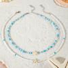 Bohemian Colorful Bead Necklace for Women Summer Handmade Starfish Tortoise Choker Chain Beach Jewelry Accessories Gifts