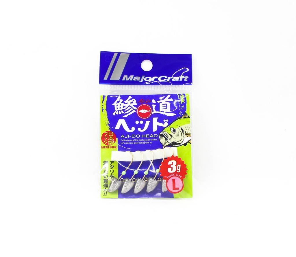 Major Craft Jig Head Ajido AD-Head 3/L 3 grams Hook Size L (2042)