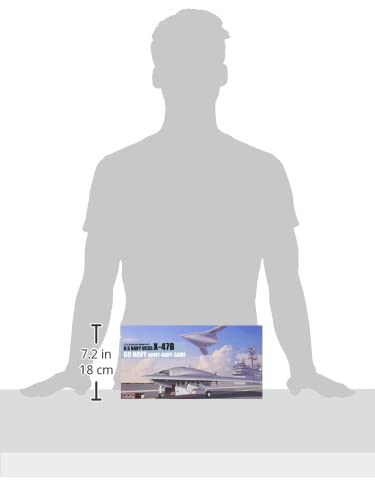 PLATZ 1/72 US Navy Unmanned Bomber X-47B Flight Mode (Stand Included) Plastic Model AC-18