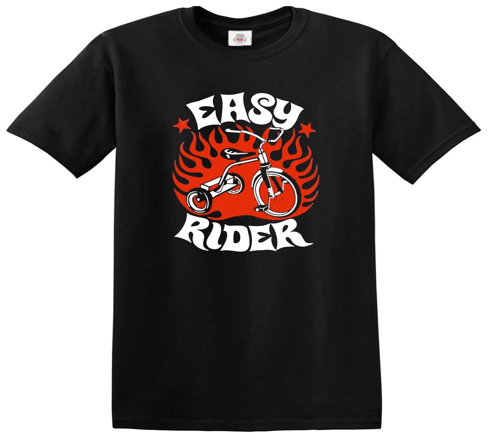 EASY RIDE Kids T-Shirt Children Funny Biker Motor Bike Birthday Unisex Gift Tee 140