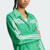 Adidas Originals 70s Striped Printed Fashion Versatile Comfortable Jacket Women Jacket Green JN7659