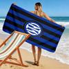 Inter Mailand Print Strandtuch, Großes Weiches Schnelltrocknendes Handtuch für Strand Camping Schwimmen