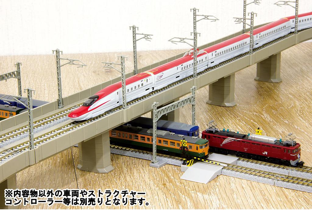 Rokuhan Z Gauge Double Track Elevated Line Set R095 Railway Model Supplies
