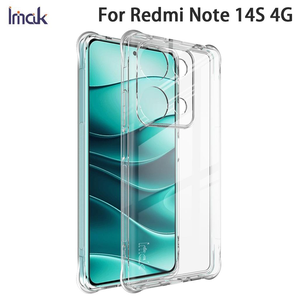 For Redmi Note 14S 4G Phone Case IMAK Shock-resistant Soft Case