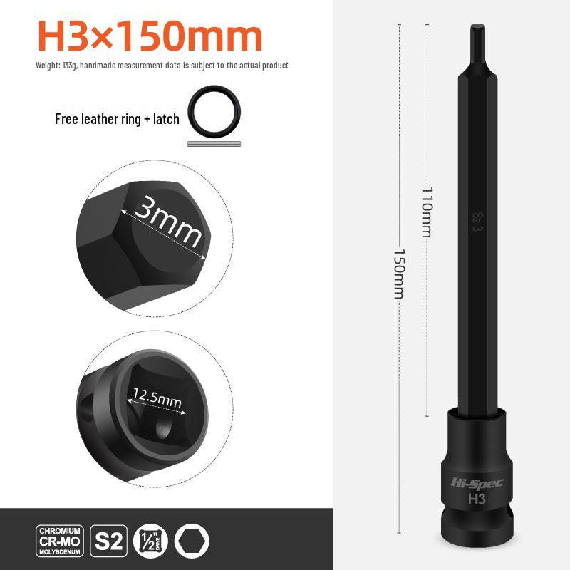 Hexagonal S2 Electric Impact Wrench Screwdriver Bit