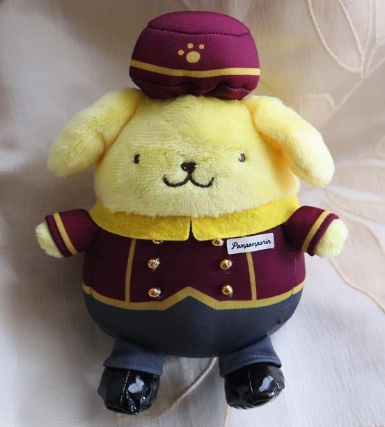 

[Б/У] Ограниченная серия Не для Sanrio Пломпурин Униформа Плюшевая игрушка Отель Mitsui Garden