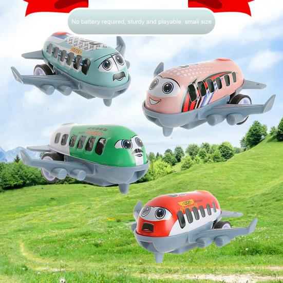 12Pcs Pull Back Wind-up Airplane Toy Educational Spring Clockwork Aircraft Toy Toddlers Boys Girls Stress Relief Mini Plane Model Toy