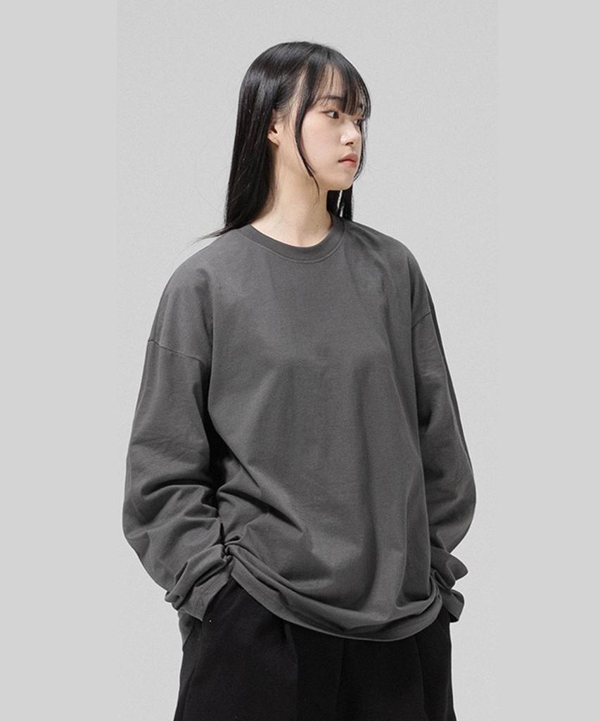 Geulaenpini Basic Round Long Sleeve - Grey