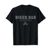 Mountain Bike Biker Dad Mtb Downhill T Shirt Vintage Versatile Casual Streetwear Unisex Stylish Graphic Stretched