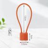 Multi-function Wire Rope Padlock with 3Pcs Keys Steel Cable Anti-theft Cabinet Lock Cabinet File Cabinet Long Padlock Lock