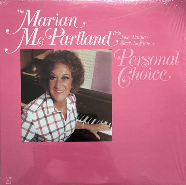 LP Record MARIAN MCPARTLAND TRIO - Personal Choice CJ202 Concord Jazz 1983 US Jazz Used