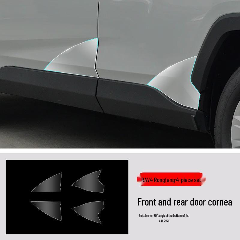 RAV4 Rongfang Custom TPU Transparent Protective Film for Door Corners