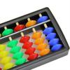 Portable Arithmetic Soroban W/ Colorful Beads Mathematics Calculate Tool Abacus