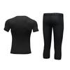 Li Ning Logo Print Quick-Dry Casual Comfortable Versatile Round Neck Pullover Fitness Set Men Sets YUDV017-2+YUQV003-2