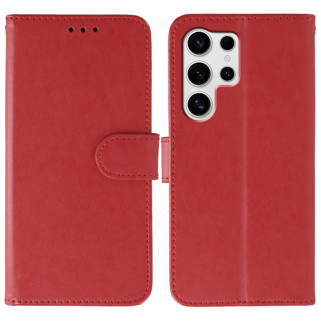 Pro pouzdro Samsung Galaxy S25 Ultra PU kůže vyklápěcí peněženka kryt na telefon s poutkem