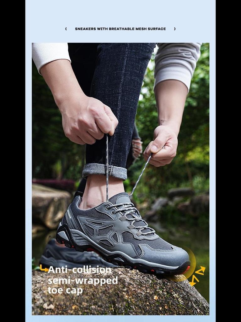 Spring/Summer Outdoor Hiking Shoes: Breathable Mesh for Men and Women