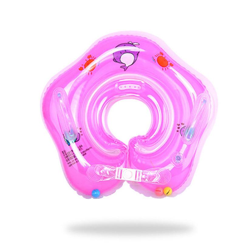 Baby Newborn Pool Floats Inflatable Floats Ring Adjustable with Side Handle