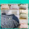 Flower Print Lotso Cotton Fiber Comforter Moisture Wicking Fabric Breathable