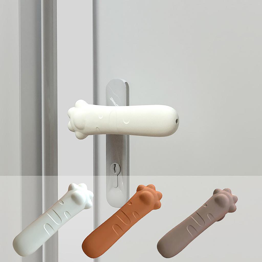 Anti-static Door Handle Cushion Household Noiseless Door Handle Sleeve Suitable for Protecting Wall