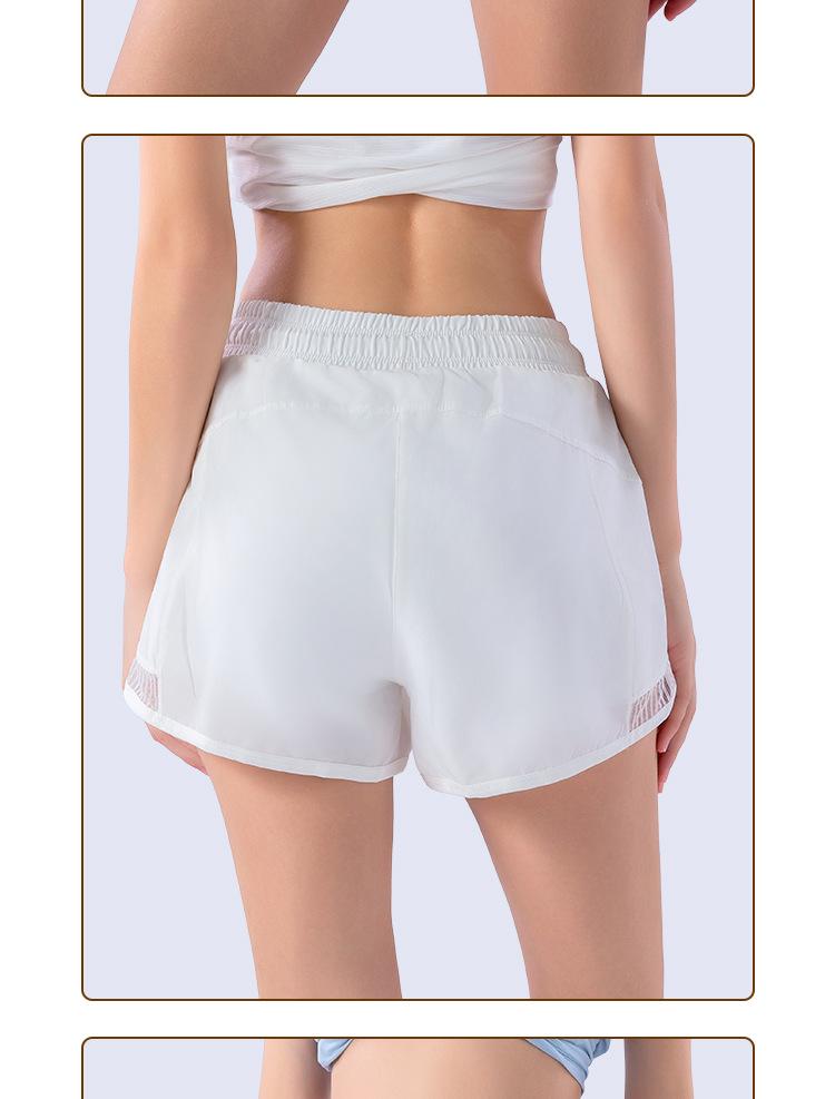 Women's Yoga Shorts, Quick-Dry, Breathable, Loose Fit, Anti-Exposure, Ideal for Spring/Summer Outdoor and Running Activities