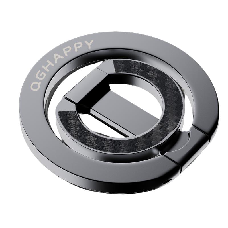 Double-Sided Magnetic Phone Ring Holder for MagSafe - Universal Kickstand Magnet Grip for iPhone 16/15/14, Huawei, Xiaomi