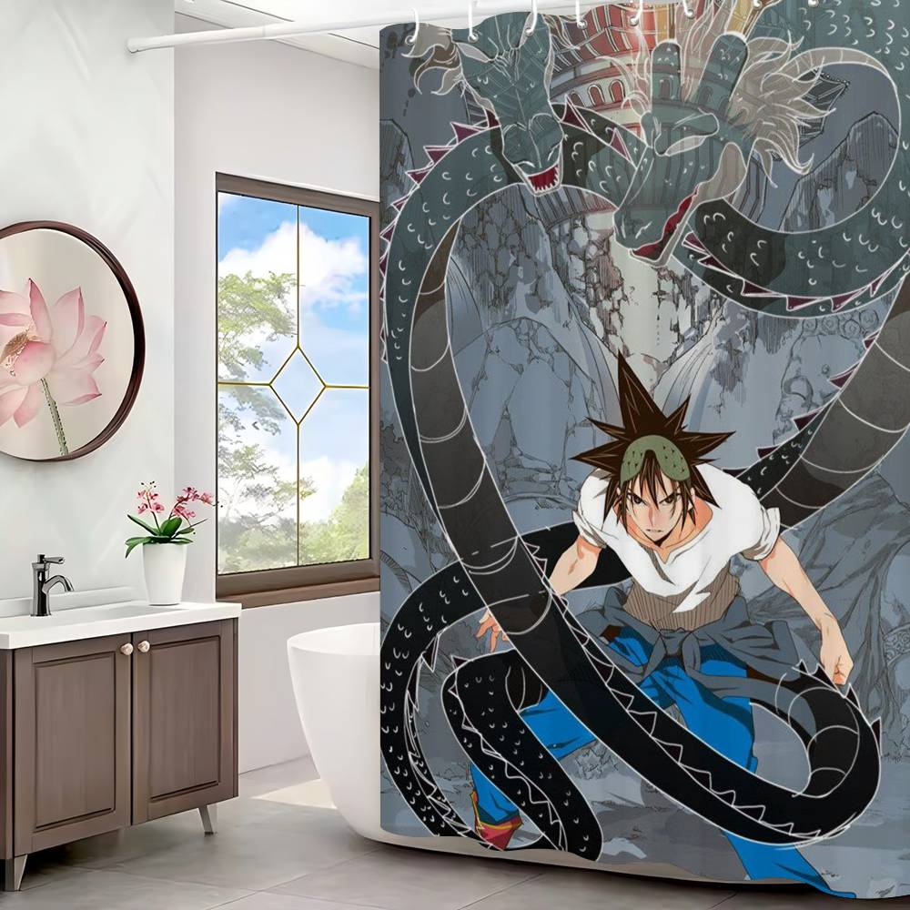 God Of H-high S-school Shower Curtain With Waterproof And Mold Resistant Shower Curtain Polyester Durable Bathroom Screen