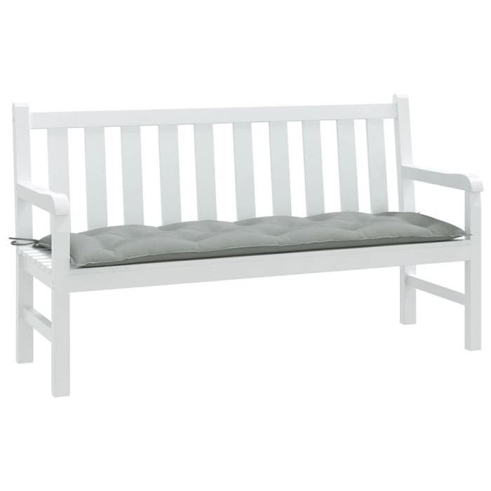 VidaXL Garden Bench Cushion Light Grey Mixed 150x50x7 Cm Fabric, Cushion, Bench Cushion, Garden Cushion, Cushion 4002553