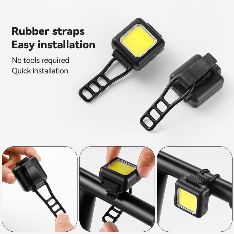Bike Lights for Night Riding, USB Rechargeable Bike Lights Front and Back, Bicycle Light, Tail Light Set,2 Hrs Fast Charging, Easy To Install