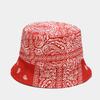 European and American Ins New Cashew Flower Pattern Bucket Hat Women's Summer Outdoor Sunscreen Visor Double-sided Basin Hat