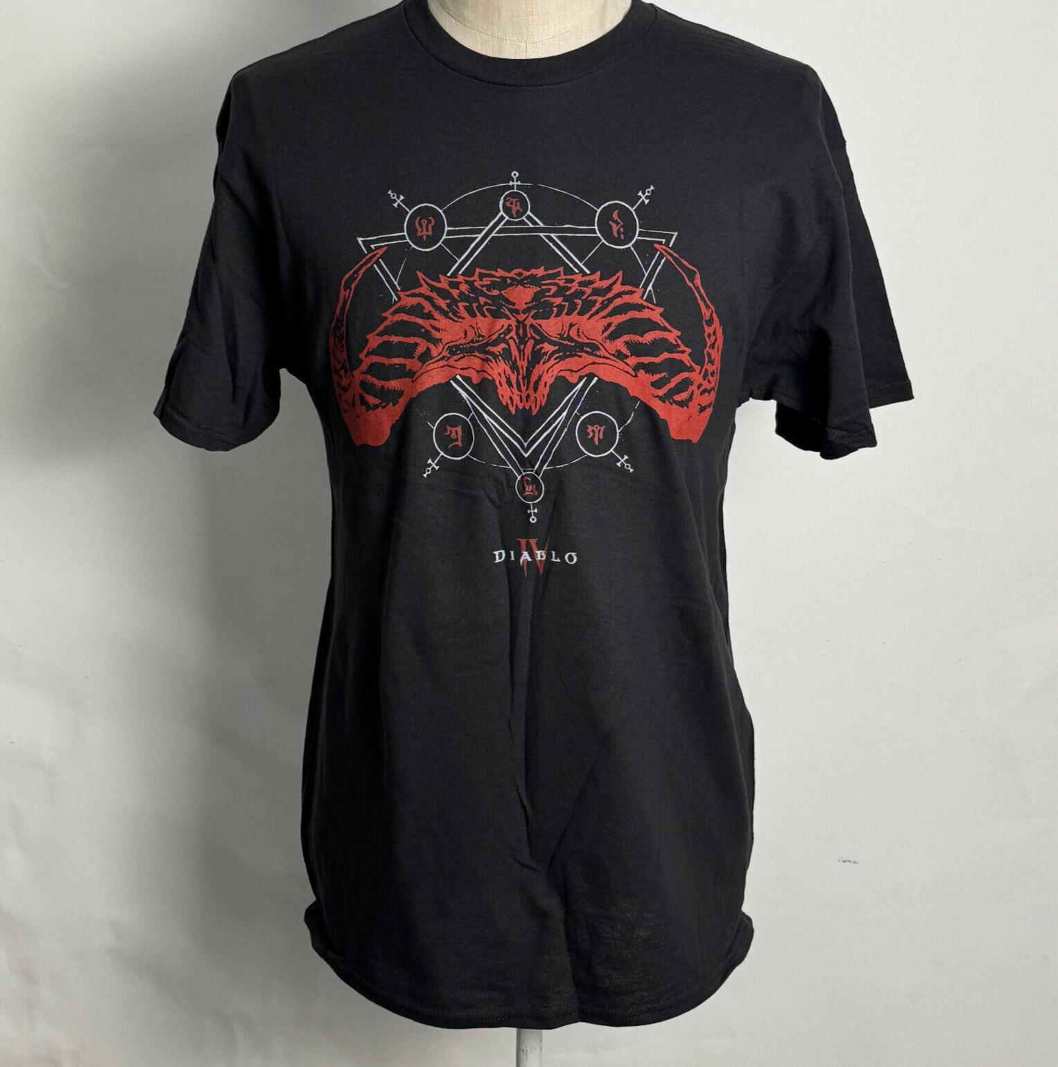 Blizzard Entertainment Men s T-Shirt Diablo IV Black Size S NEW Unisex T-Shirt XXL