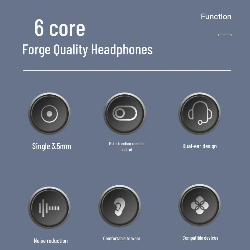 Yijiatong Y136D 3.5mm Dual-Ear Call Center Headset (CN version)