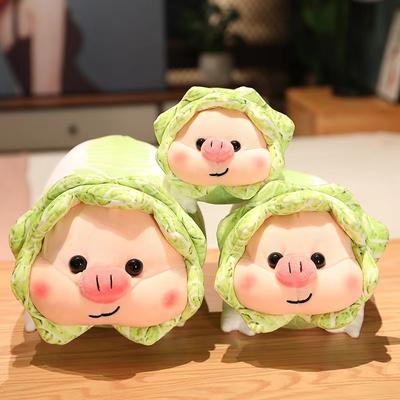 25/32/42cm Cute Kawaii Cabbage Pig Doll Funny Decompression Toy Doll Pillow For Gift