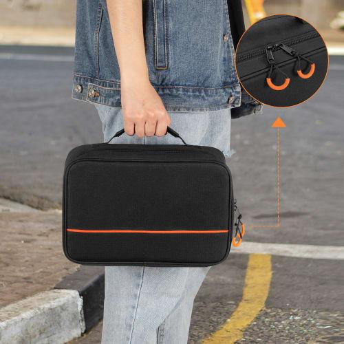 Trunab Microphone Case for 3 Microphones, Microphone Storage Bag