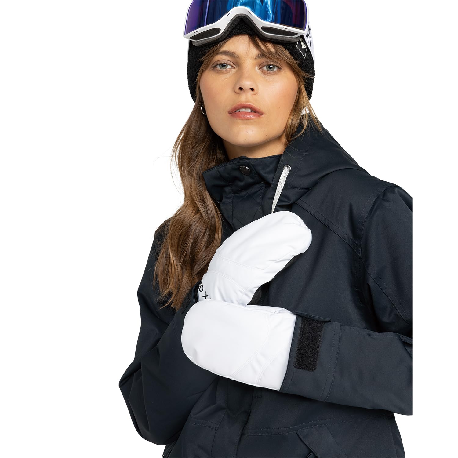 

ROXY JETTY SOLID MITT Water Resistant Solid Mitten Gloves 10,000mm