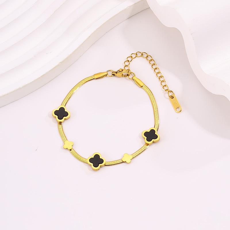 Stylish Small Fresh Beaded , High-end K Gold Titanium Steel , Girls, Non-fading Tree of Life