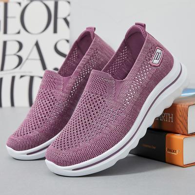 2024 Sommer Damen Schuhe Neue Mesh Schuhe Leichte Freizeit Laufschuhe Atmungsaktive Mama Sneaker Damen