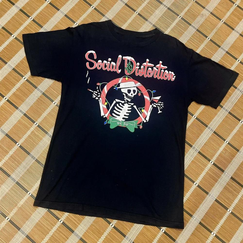 VTG90#039s Social Distortion Merry Christmas Time Tshirt Classic All Sizes M