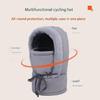 Cold Weather Reversible Hooded Cap Windproof Outer Layer Plush Inner Lining Unisex Design For Extreme Temperature