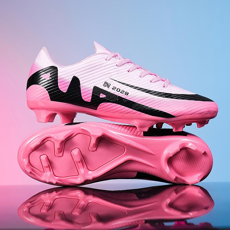 2286 Children's Football Shoes Adolescent Boys and Girls Student Broken Nails Adult Spikes Grass Sports Game Training Shoes