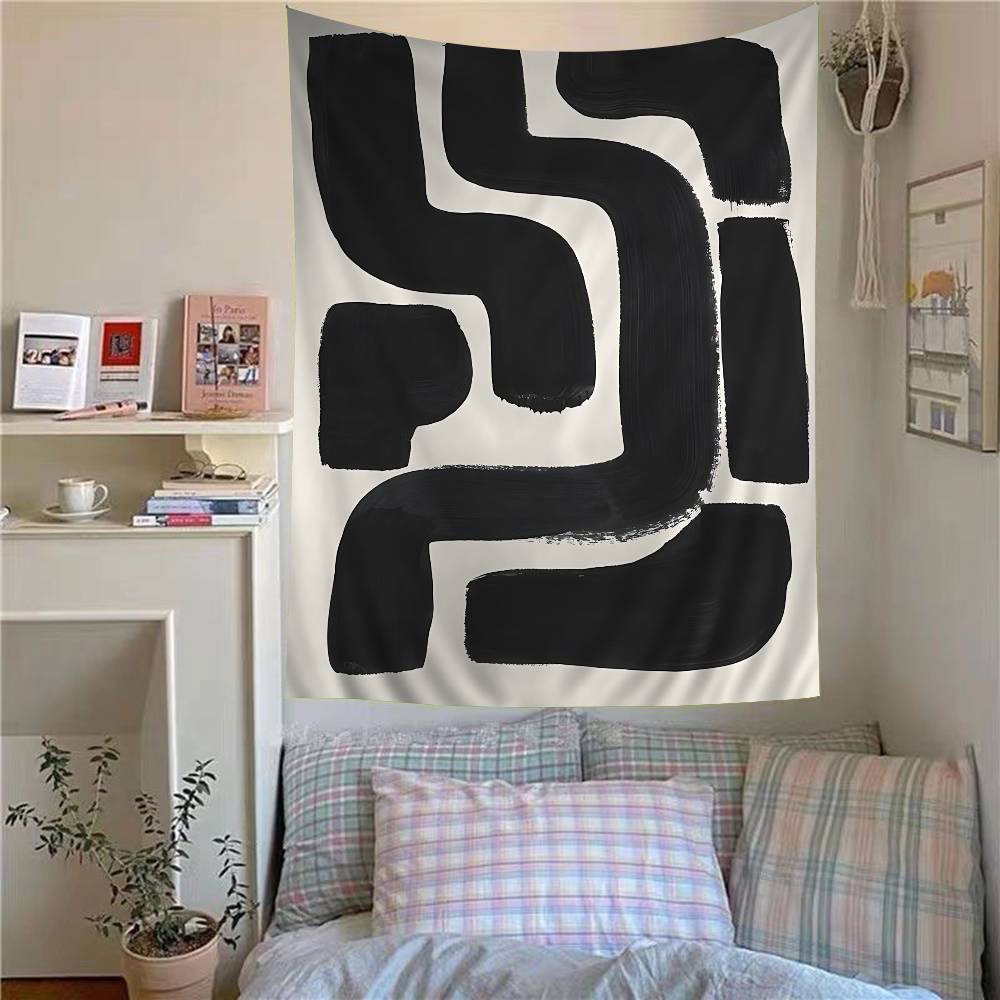 Abstract minimalist female body lines anime tapestry wall decoration home decor girls bedroom decoration