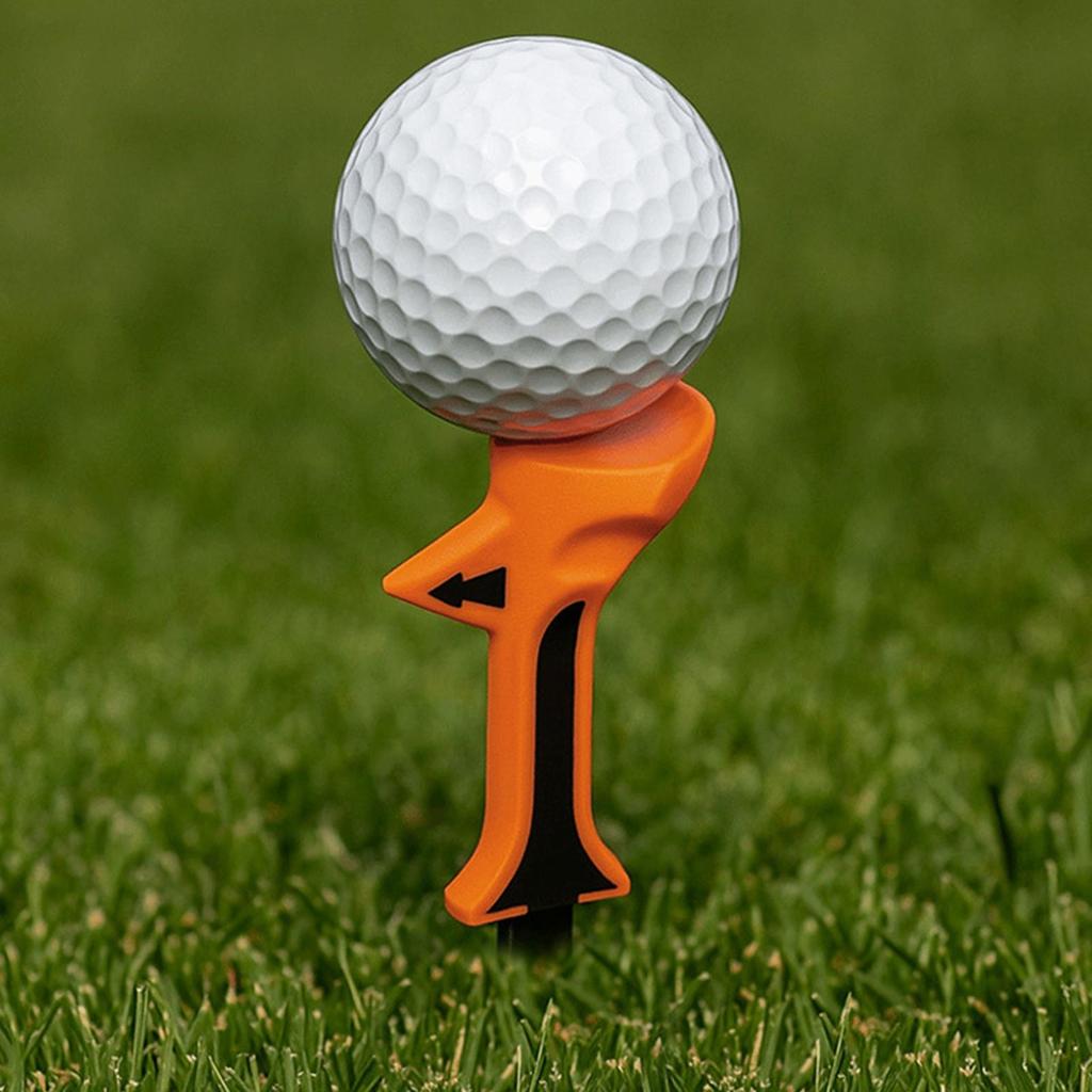 10Pcs Golf Tees 3.15 Inch Double Angled Ball Nail Seat Golfers Tapered Base Less Friction Accuracy Improver Golf Supplies