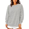 Women's Casual Leopard Print Neck Sweatshirt for Everyday Wear