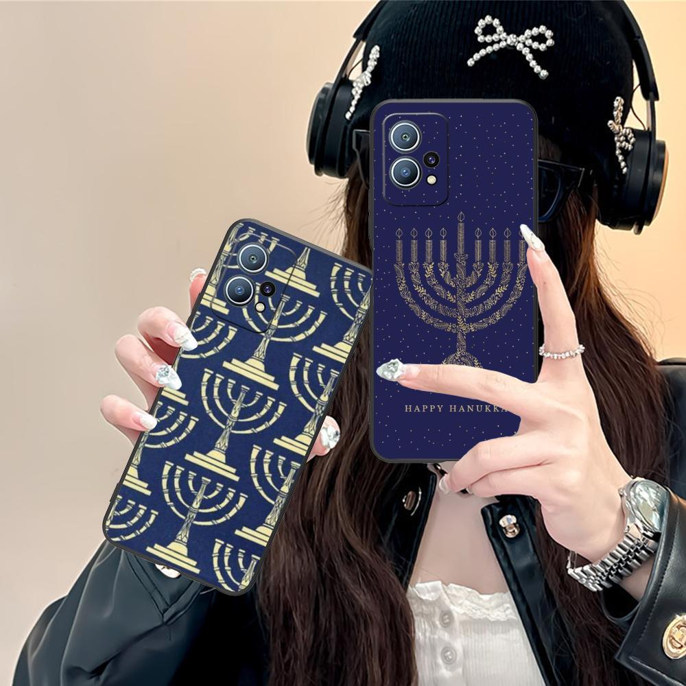 Jewish Hanukkah Mobile Phone Case for Huawei P60 P50 P40 P30 P20 P10 P9 P8 Pro Lite Plus Colorful Printing Cover Cover Luxury