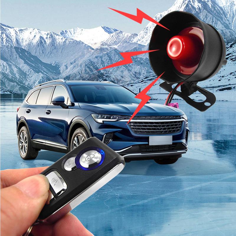 Universal 1 Way Car Remote Central Kit Door Alarm Siren System Vehicle Keyless Entry System With Remote Controllers for Cars