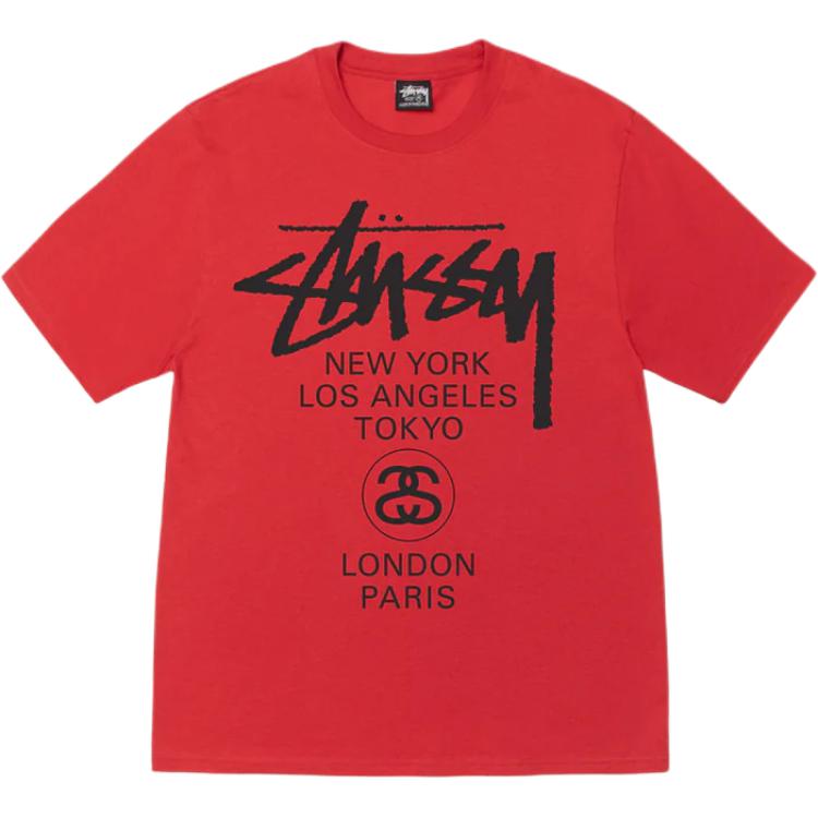Stussy T-shirt girocollo a maniche corte 3903962