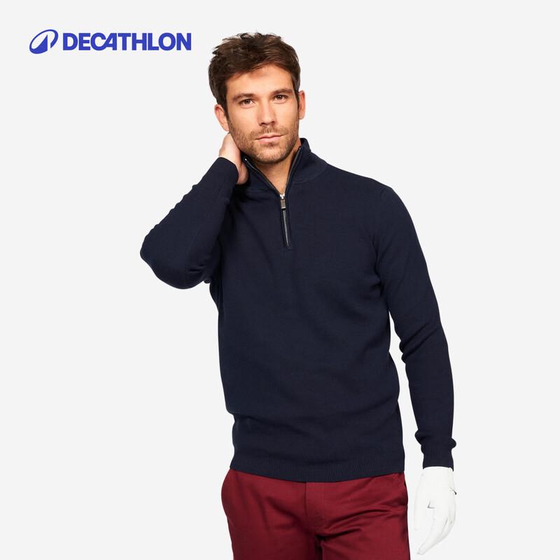 

Decathlon Men s Half-Zip Golf Knit Pullover XL